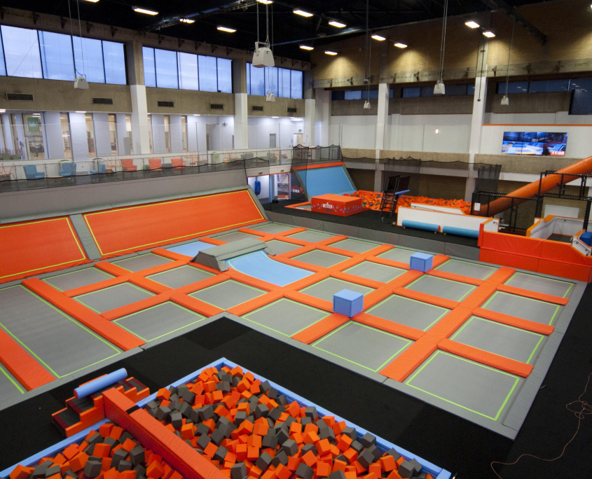 Sobell Leisure Centre Trampoline Park Corrigan And Chapman